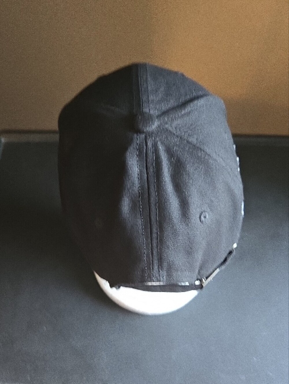 PSYCHO BUNNY Black Baseball Cap with White Embroidered Logo - Picture 5 of 9